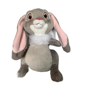 Disney Sophia Sofia The First Clover Bunny Rabbit Plush Stuffed Gray 10” Soft